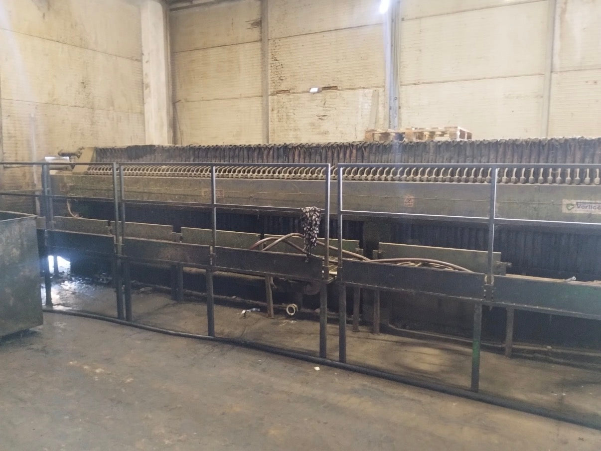 Filtropressa 1200+1200 per 110 piastre mod. Diemme