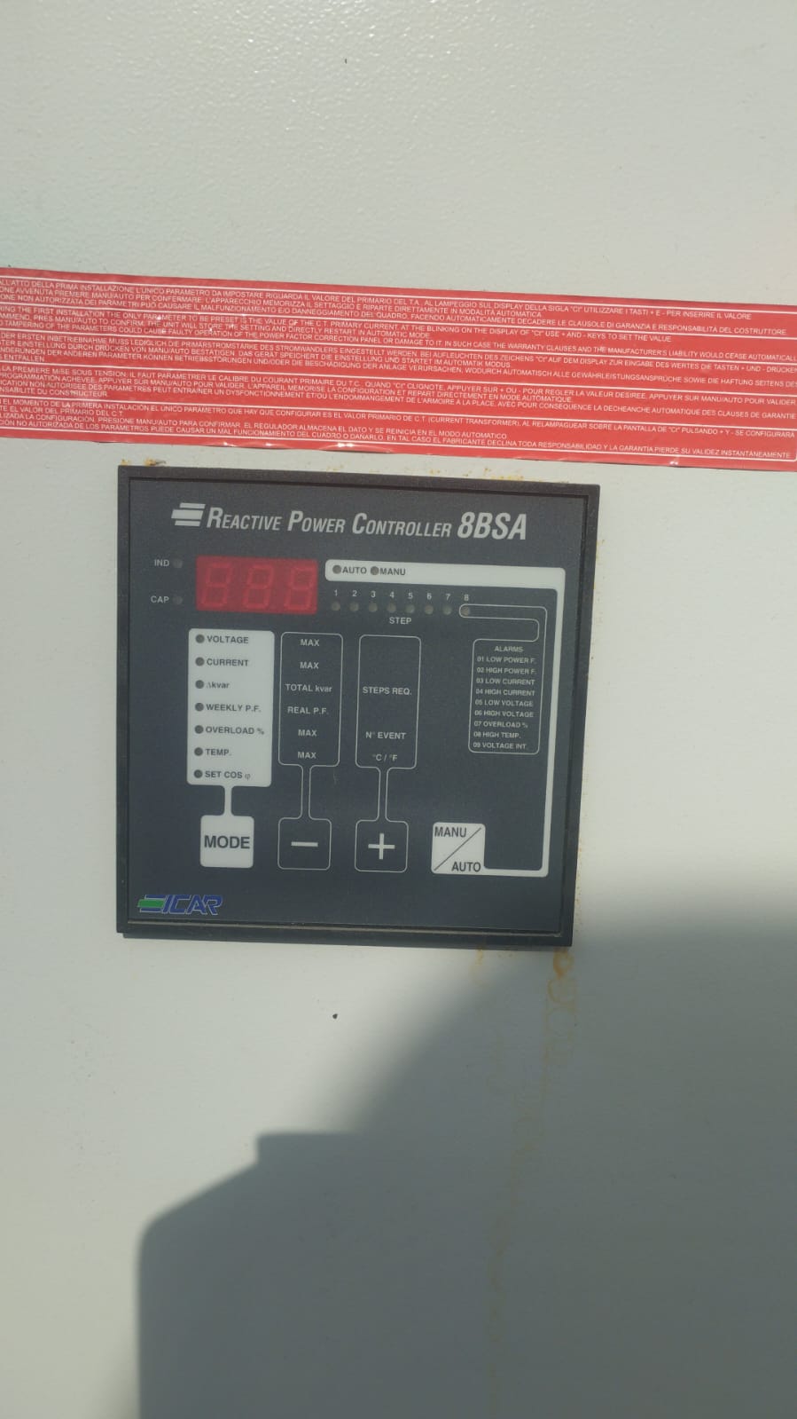Quadro rifasatore 400KW NUOVO
